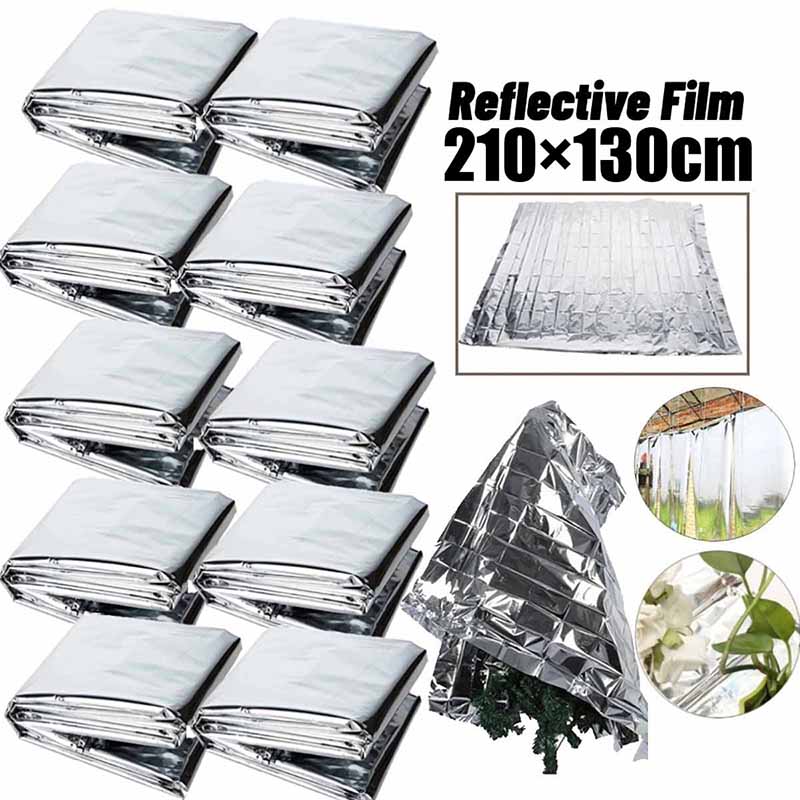 Greenhouse Plastic Film - 1-10 PCS 정원 실버 마일라 필름