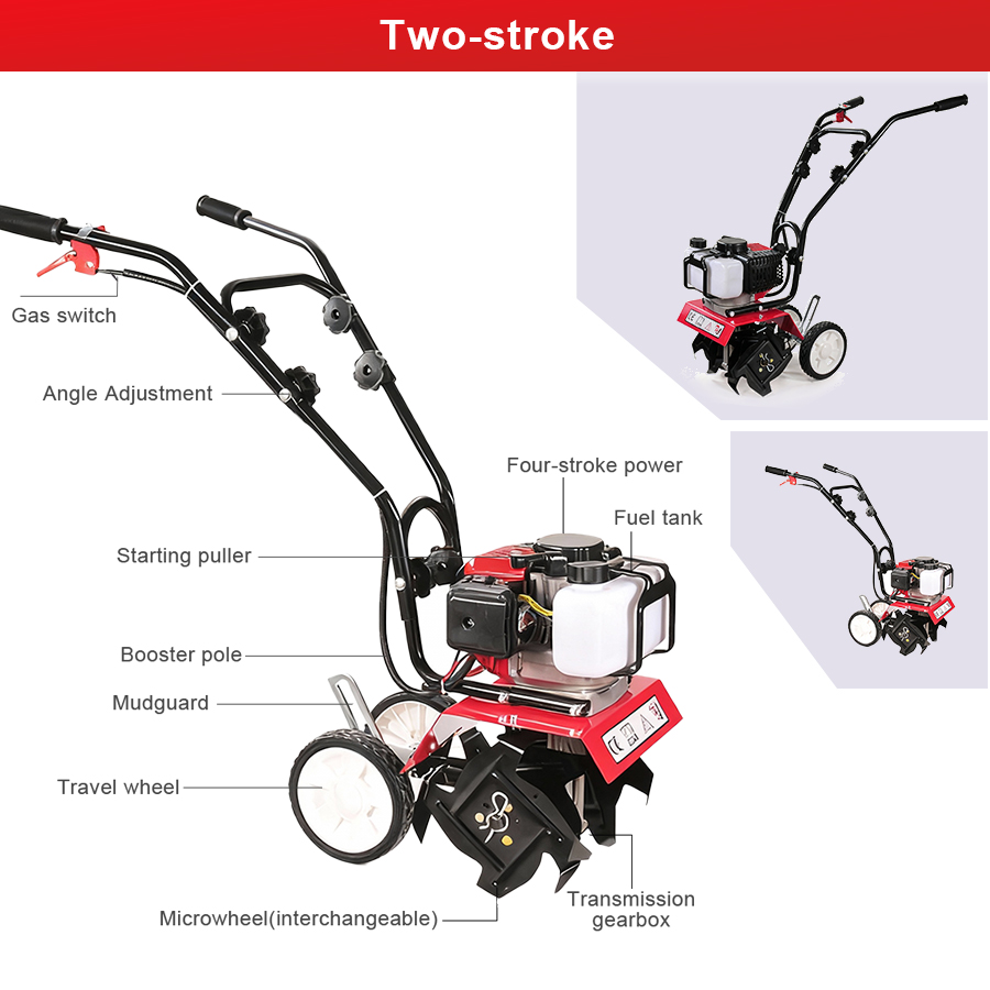 텅풀 휘발유 마이크로 경운기 미니 다기능 로터리 경운기 - Farming Equipment For Agriculture 리뷰 및 가격