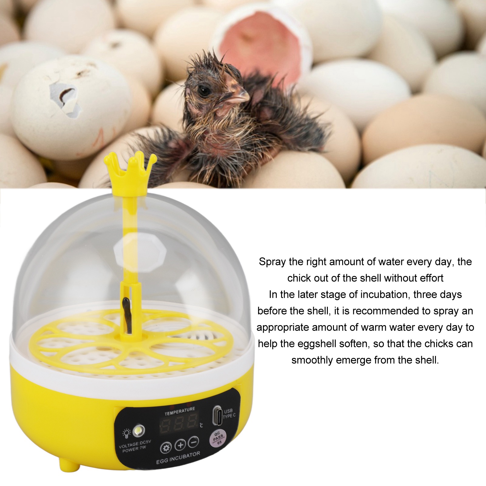 계란 인큐베이터 자동 온도 습도 제어 휴대용 무소음 4 - Poultry Incubator 리뷰 및 가격
