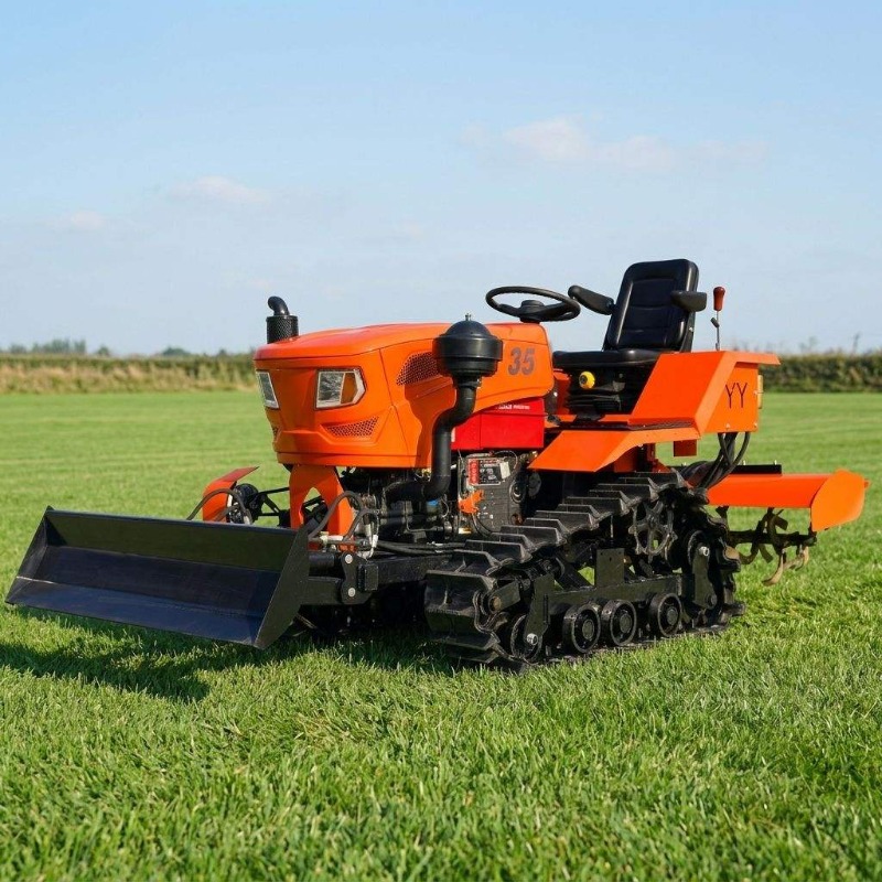 크롤러 4륜 구동 로터리 경운기 35HP 크롤러 트랙터 - Farming Equipment For Agriculture 리뷰 및 가격