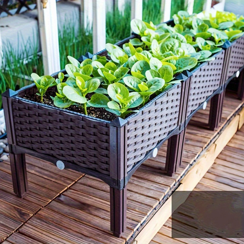 대용량 정원 침대 야채 심기 상자 홈 발코니 심기 냄비 - Vegetable Transplanter 리뷰 및 가격